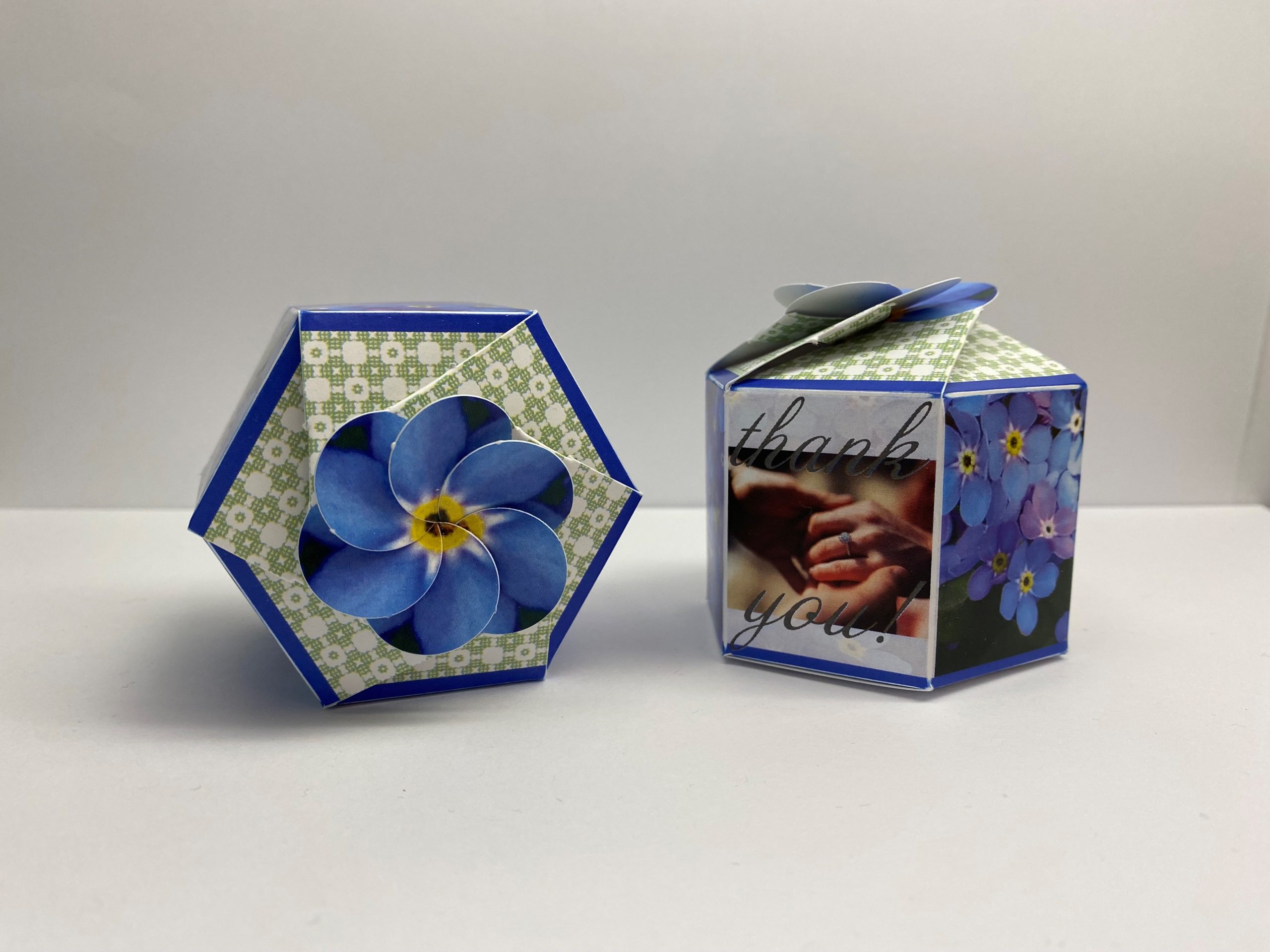 #W1003-1 Customized Forget-Me-Not Seedgems Paper Planter – Biodegradable grow kit